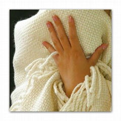 Australian fine wool waffel bed blanket throw cover