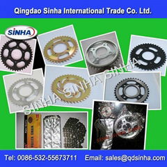 MOTORCYCLE CHAIN SPROCKET 43T 14T  FOR BRASIL HONDA TITAN 99 CG125