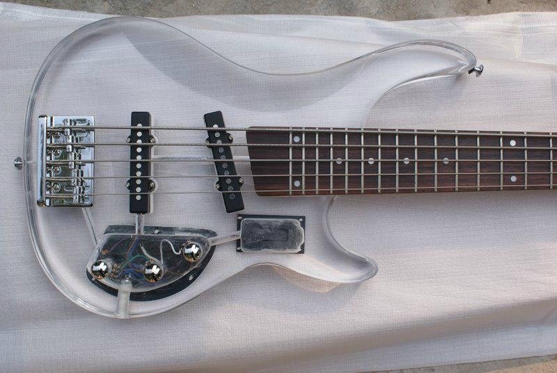 custom acrylic materail electric guitar 