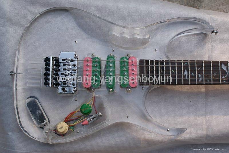 custom acrylic materail electric guitar  3