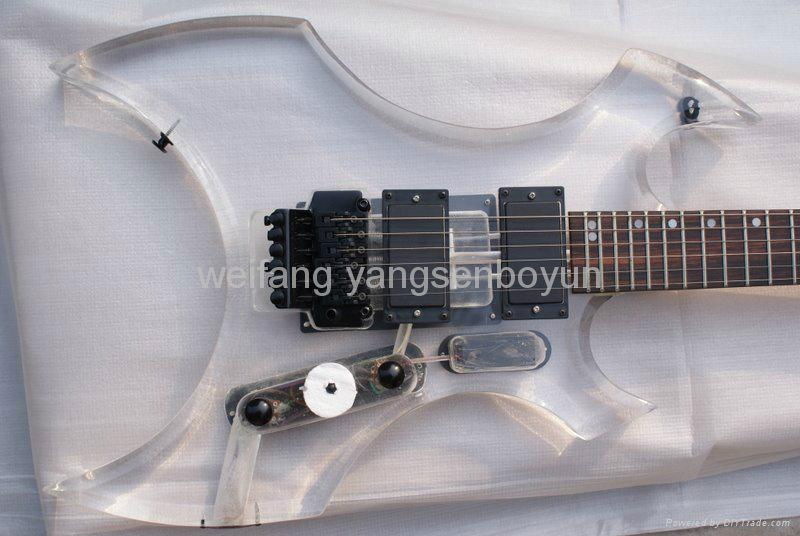 custom acrylic materail electric guitar  4