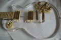 transparent acrylic lp model guitar 1