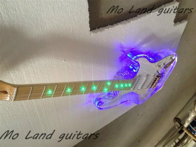 custom acrylic transparent clear guitars for sale 4