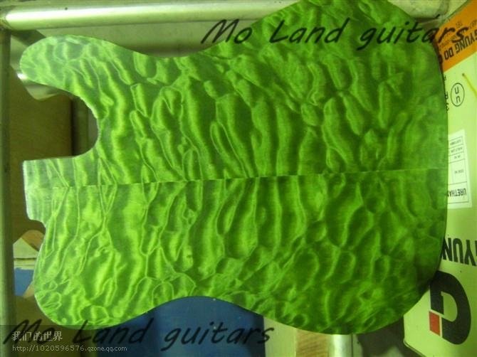colorful qulited maple telecaster guitar body guitar kits