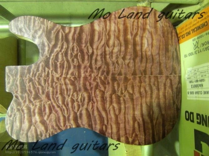 colorful qulited maple telecaster guitar body guitar kits 2