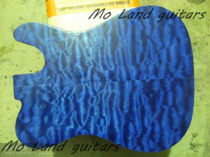 colorful qulited maple telecaster guitar body guitar kits 4