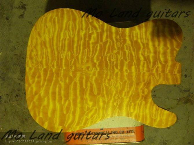 colorful qulited maple telecaster guitar body guitar kits 3