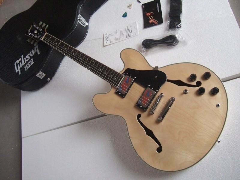 custom hollow body jazz guitar electric guitar 3
