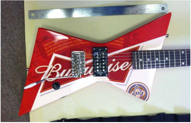 Budweiser guitar