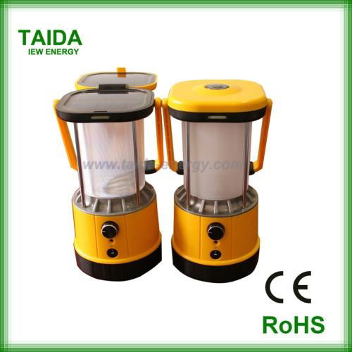 Rechargeable 2w/4w LED USB solar camping lantern 3