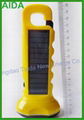 Waterproof led solar flashlight/torch light 3
