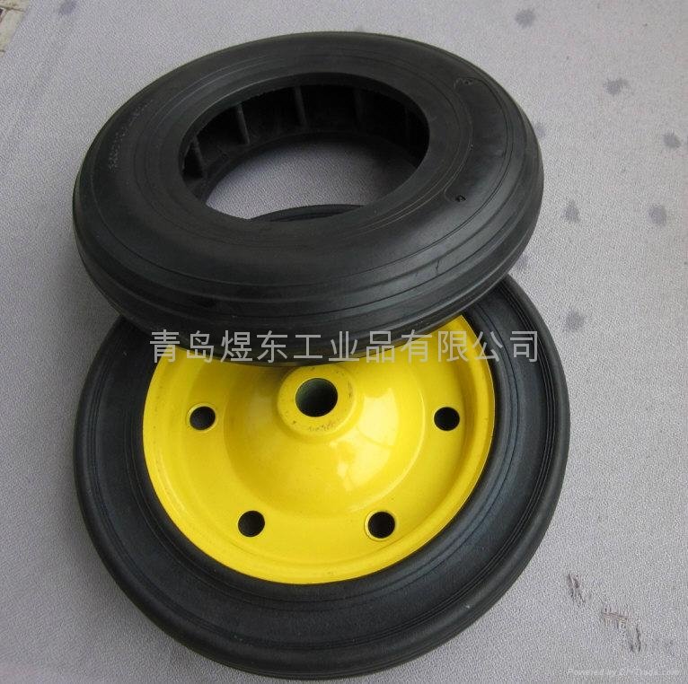 solid rubber wheel , wheelbarrow solid rubber tire  2