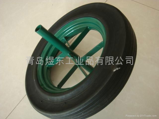 solid rubber wheel , wheelbarrow solid rubber tire  3