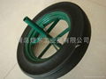 solid rubber wheel , wheelbarrow solid rubber tire 