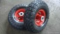 wheelbarrow pneumatic tire rubber wheel 4.10/3.50-4