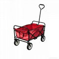 folding wagon cart  beach cart four wheel folding tool cart  2