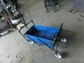 folding wagon cart  beach cart four wheel folding tool cart  5