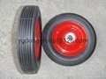 semi pneumatic rubber wheel 7x1.5 8x1.75 10x1.75 12x1.75
