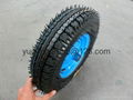 16 inch wheelbarrow rubber wheel 4.00-8  1