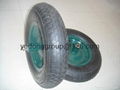 pneumatic wheel 3.50-8 air rubber wheel for wheelbarrow and tool cart  1