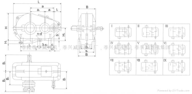 ZQ850-40.17圓柱齒輪減速機 2