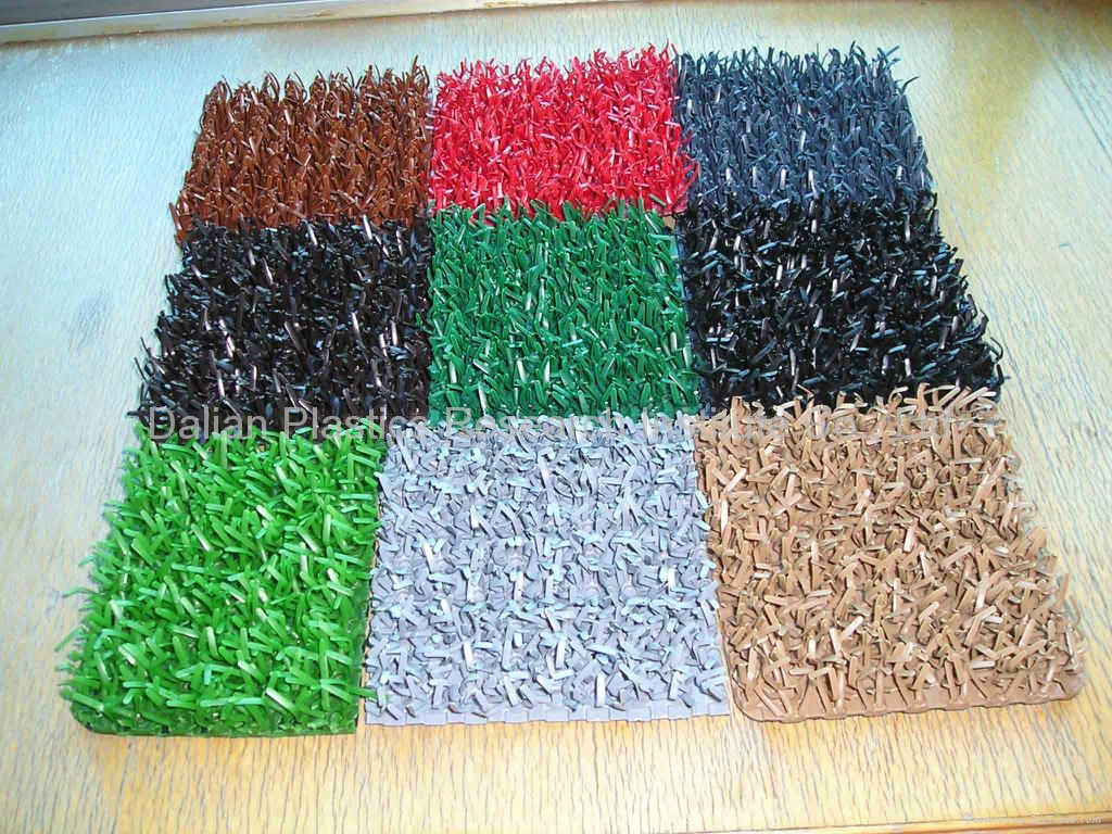 Artificial Plastic Lawn Mat Machine 4