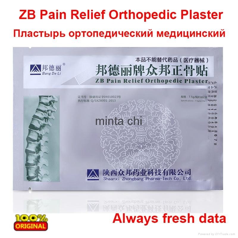 ZB Pain Relief Orthopedic Plaster  Pain relief plaster medical Muscle relief 4