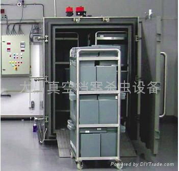 Vacuum nitrogen filling insecticidal sterilizing device