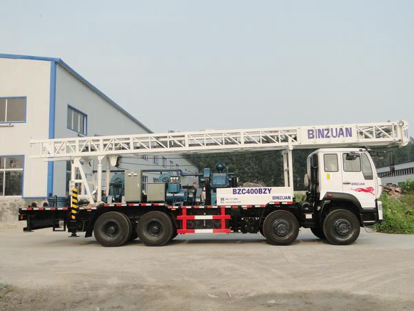 Truck mounted water well drilling rig BZC400ZY 2