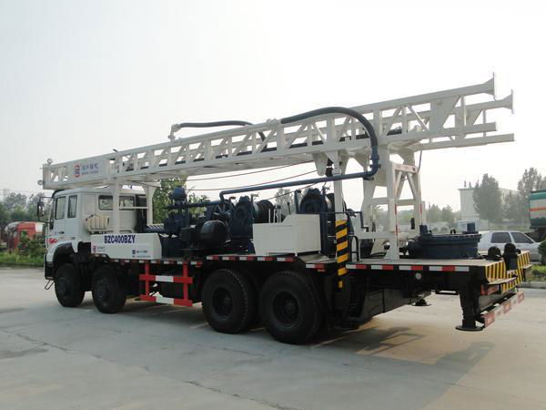 Truck mounted water well drilling rig BZC400ZY 3