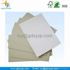 White Coated Duplex Board Grey Back