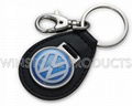 Leather Key Chain with Automobile Logo