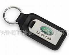 Land Rover Leather Keychain 