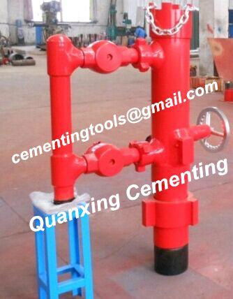 5" drilling pipe cementing head