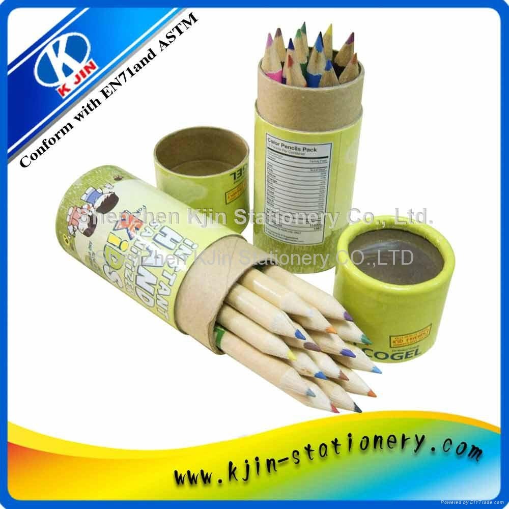 wood color pencil set for office & school supplies  3