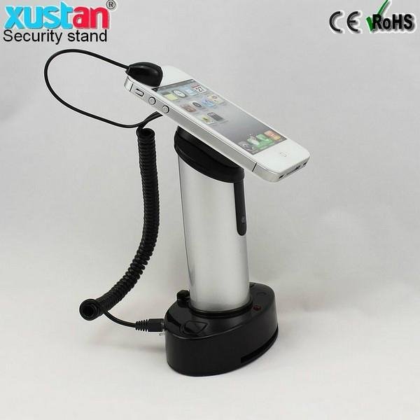 mobile phone security alarm charging display stand