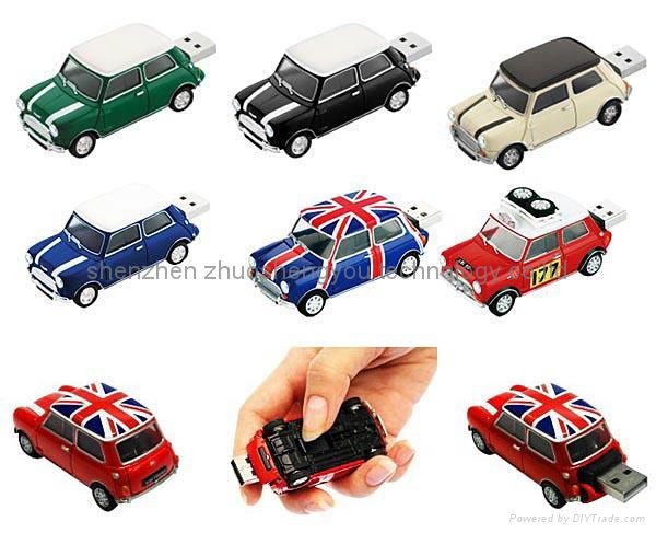 Mini car usb flash drive 3