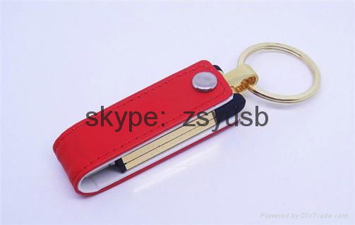 gift leather usb flash driver 2