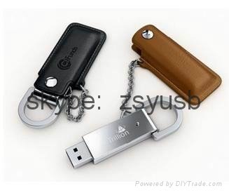 gift leather usb flash driver 3