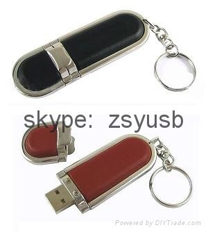 gift leather usb flash driver 4