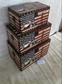 Flag wooden storage box  3