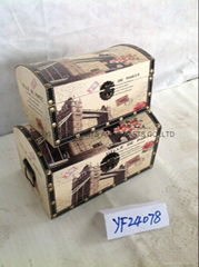 vintage wooden wine box 