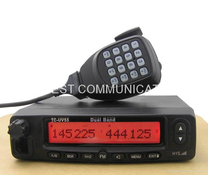 Newest Dual Band Mobile Radio  TC-UV55 4