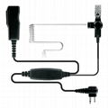 Acoustic Tube Earphone/Microphone  For Two Way Radio.TC-804-1 1