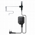 Air Tube Earphone For Two Way Radio