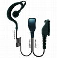 Earhook Earphone For Two Way Radio