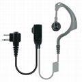 Ear Hook Microphone For Two Way Radio