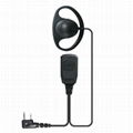 Ear Hook Earphone For Two Way Radio