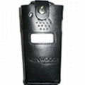 hard leather Nylon case for walkie