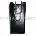 hard leather case for non keypad walkie